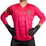 Mexico 98 Pink Retro Goalkeeper Jersey